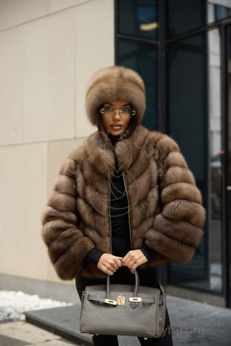 шуба из меха куницы, premium collection — тор-тор (1)