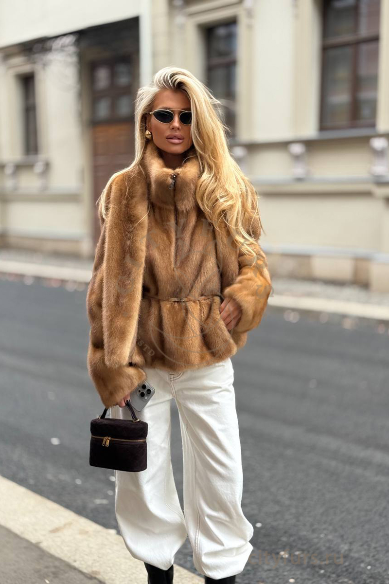 манишка из меха импортной норки, premium collection — золотая (gold) (5) манишка из меха импортной норки, premium collection — золотая (gold) (5)