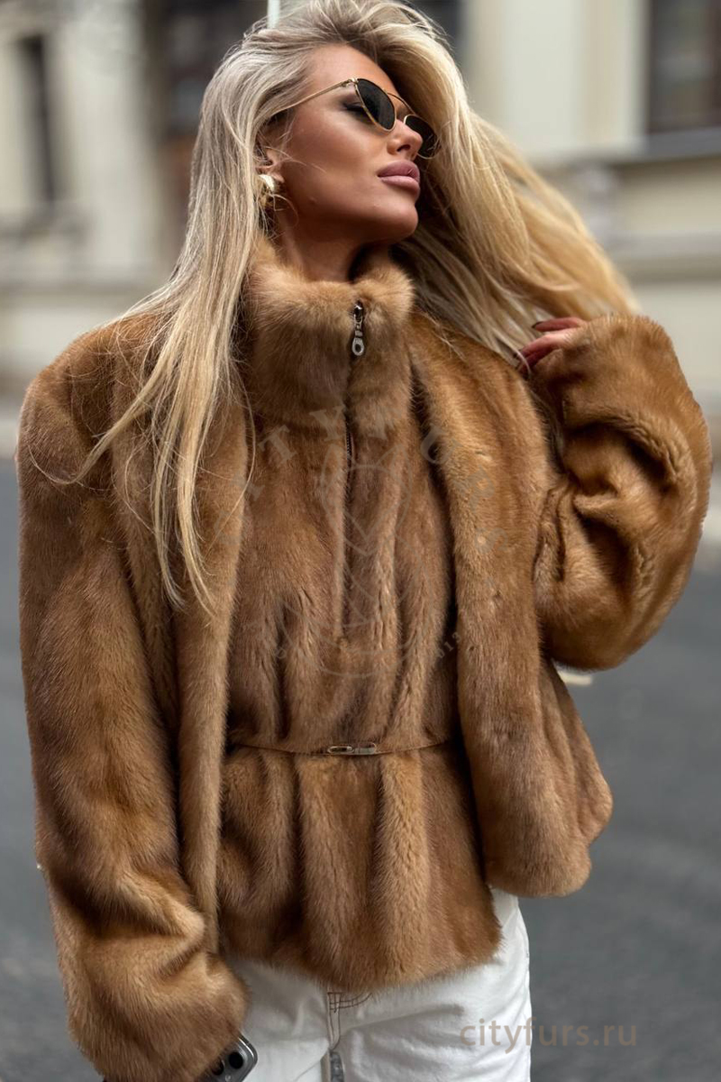 манишка из меха импортной норки, premium collection — золотая (gold) (6) манишка из меха импортной норки, premium collection — золотая (gold) (6)