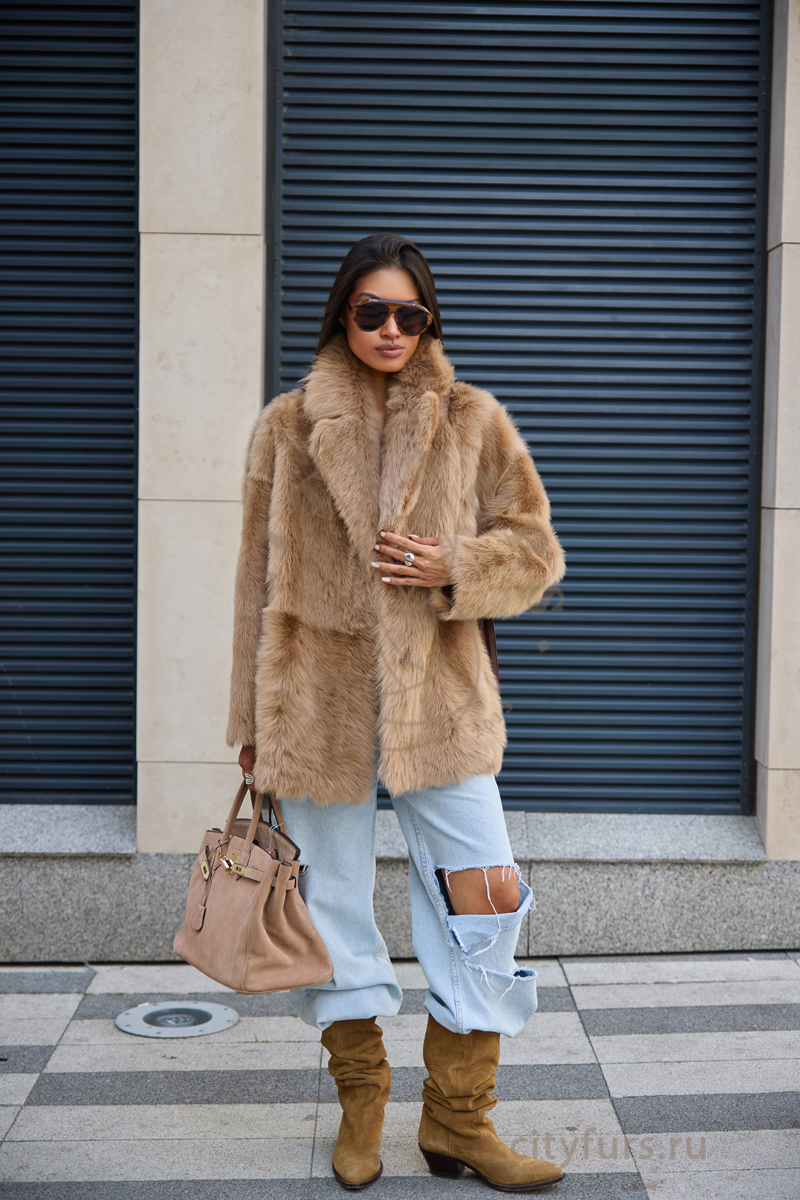 двусторонняя дубленка из итальянского меха тосканы, premium — camel (7) двусторонняя дубленка из итальянского меха тосканы, premium — camel (7)